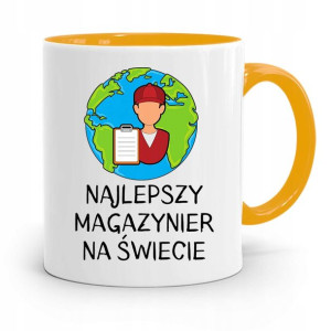 Kubek Żółty Dla Magazyniera Najlepszy Na Świecie