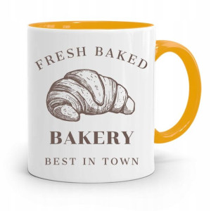 Kubek Żółty Dla Piekarza Fresh Baked Bakery