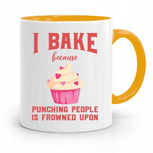 Kubek Żółty Dla Piekarza I Bake Prezent