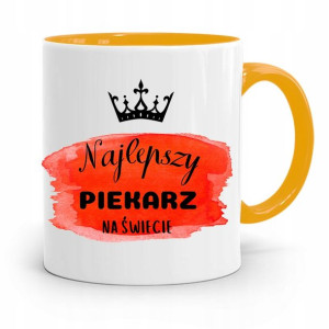 Kubek Żółty Dla Piekarza Najlepszy Na Świecie