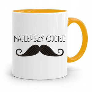 Kubek Żółty Dzień Ojca Dla Taty Najlepszy Ojciec