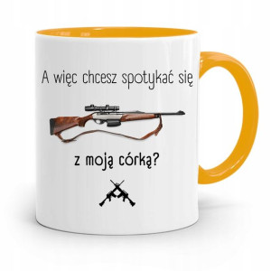 Kubek Żółty Dzień Ojca Dla Taty Spotykasz Się?