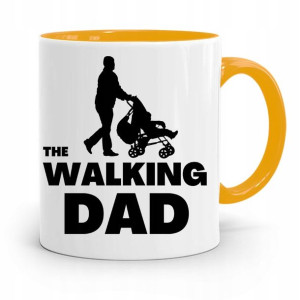 Kubek Żółty Dzień Ojca Dla Taty The Walking Dad