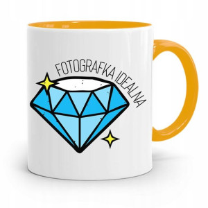Kubek Żółty Fotografa Fotografka Idealna Prezent
