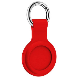 Etui silikonowe Alogy brelok z karabińczykiem do Apple AirTag Czerwony