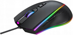 Mysz gamingowa Havit MS1017 RGB 6400 DPI Czarna