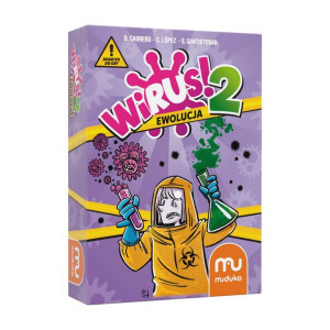 Gra karciana Wirus!2: Ewolucja - dodatek gra imprezowa 8+ MUDUKO