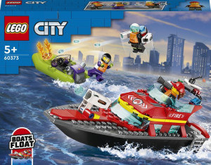 LEGO City 60373 Łódź strażacka