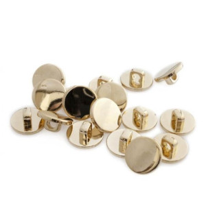 Guzik okrągły złoty 55110 opakowanie 5 sztuk 13 mm
