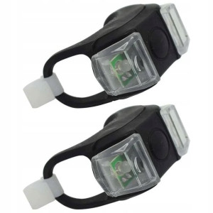 Lampki Rowerowe Silikonowe Na Rower Led Red White