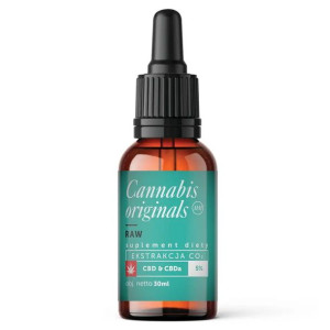 Olej konopny Cannabis originals 5% raw 30ml