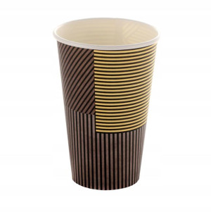 Kubki paierowe jednorazowe Lines 360ml 50szt