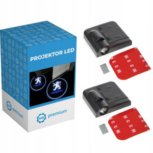 Peugeot Expert Bipper 807 Projektor Led Logo Drzwi