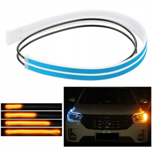 2x Taśma Led Drl + Dynamiczny Kierunkowskaz 45cm