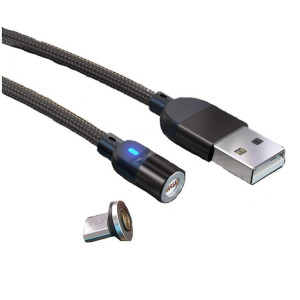 2 METROWY kabel magnetyczny 3A 5-PIN 360st fast charge 1 adapter