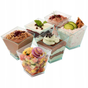 pucharki desery deserów przekąski lody 50szt 120ml