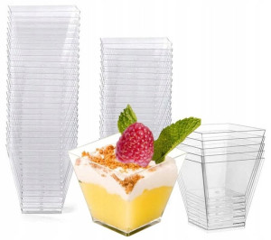 100szt fingerfood pucharki na mini desery 65ml