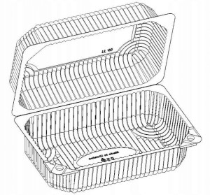 50x Pojemnik na ciasto ciastka opakowanie 2600ml
