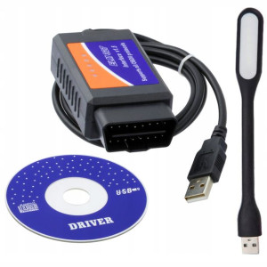 Interfejs Elm327 Obd2 Kabel + Can Usb + Program