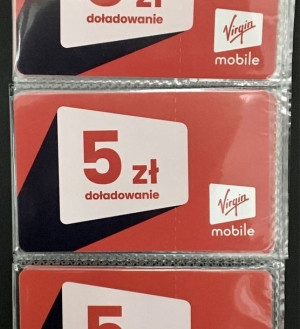 Virgin Mobile 5 Doładowanie Zdrapka Kod