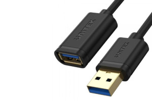 Kabel Unitek Przedłużacz Usb 3.1 Am-af 3m Y-c4030gbk