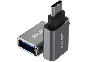Adapter Unitek Y-a025cgy Usb-a(f) Na Usb-c(m) 3.1 Gen1 Alu