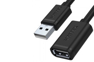Kabel Unitek Przedłużacz Usb 2.0 Am-af 3m Y-c417gbk
