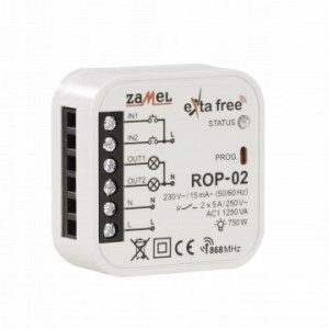 Radiowy odb. dopusz. 2-kanły 230V ROP-02 Exta Free