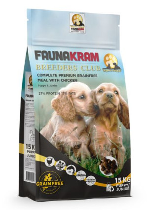 Faunakram Breedclub Puppy Chicken  15kg