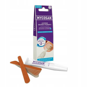 MYCOSAN Grzybica paznokci serum 10ml + 10 pilników