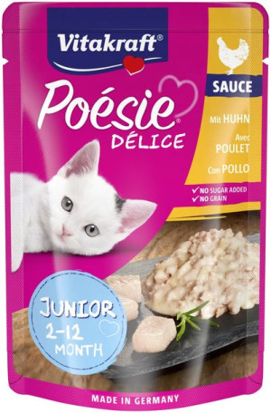 VITAKRAFT Kot Poesie Saszetka Junior Kurczak 85g