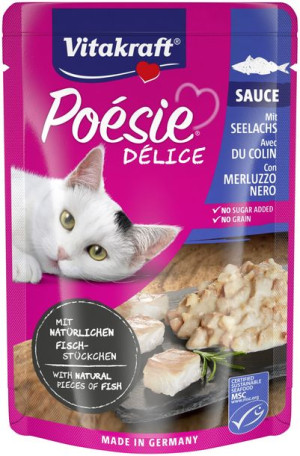 VITAKRAFT Kot Poesie Saszetka Czarniak w Sosie 85g