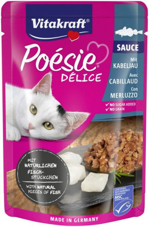 VITAKRAFT Kot Poesie Saszetka Dorsz w Sosie 85g