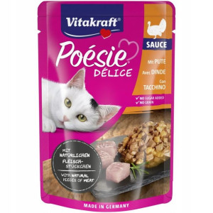 VITAKRAFT Kot Poesie Saszetka Indyk w Sosie 85g
