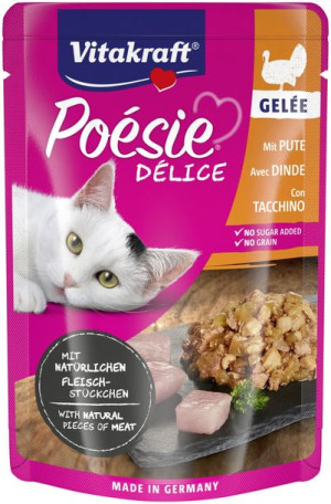 VITAKRAFT Kot Poesie Delice Gelee indyk 85g