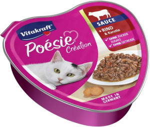 VITAKRAFT Kot Poesie Sos wołowina i marchewka 85g