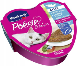 VITAKRAFT Poesie Galaretka łosoś ze szpinakiem 85g