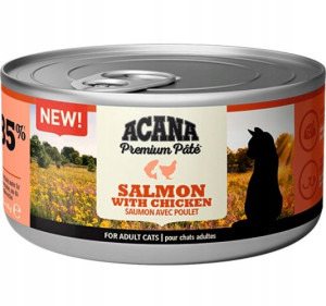 ACANA Premium Pate łosoś i kurczak dla kota 85 g
