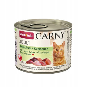 Animonda Carny Adult Kot 200g kurczak indyk królik