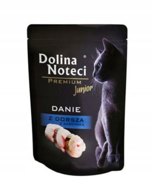 Dolina Noteci Junior Danie z Dorsza z Sardynką 85G