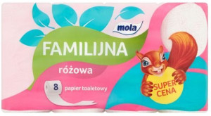 Papier Toaletowy Mola  Familijny A'8