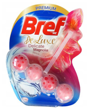 Bref Deluxe Koszyk Do Wc 50G Magnolia