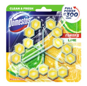 Kostka Do Wc Domestos 3X55G Lime