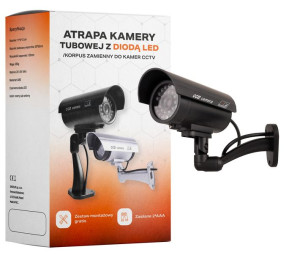 Atrapa Kamery Monitoring Kamera Czarna