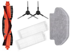 ZESTAW SZCZOTKI FILTRY MOPY do Xiaomi Mi Robot Vacuum MOP PRO CZARNY