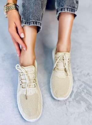 Buty sportowe skarpetkowe KESSI BEIGE 39