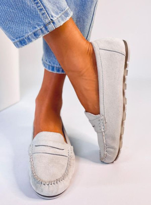 Mokasyny damskie zamszowe ANAYA GREY 39