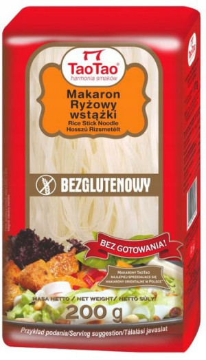 Tao Tao Makaron Ryżowy Wstążki 200g