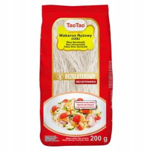 Tao Tao Makaron Ryżowy Nitki 200g
