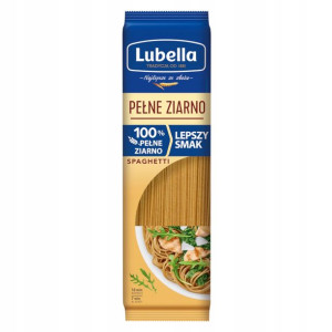 Lubella Makaron Pełne Ziarno Spaghetti 400g